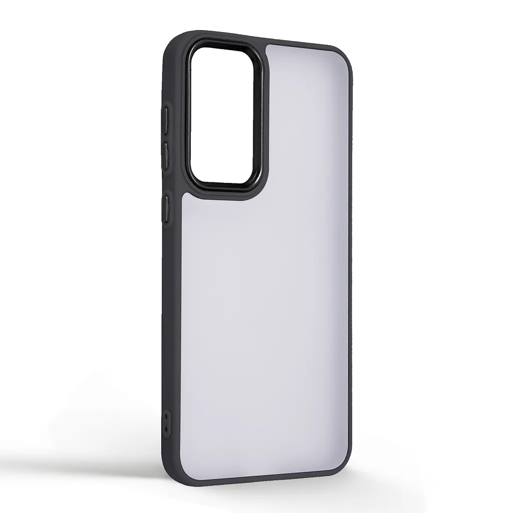 Противоударный чехол для Samsung Galaxy A36 5G, Frame, черный, панель-накладка, термополиуретан TPU + поликарбонат PC, защита всего корпуса, защита кнопок и камеры, устойчив к деформациям, ArmorStandart (ARM84810) - фото 2