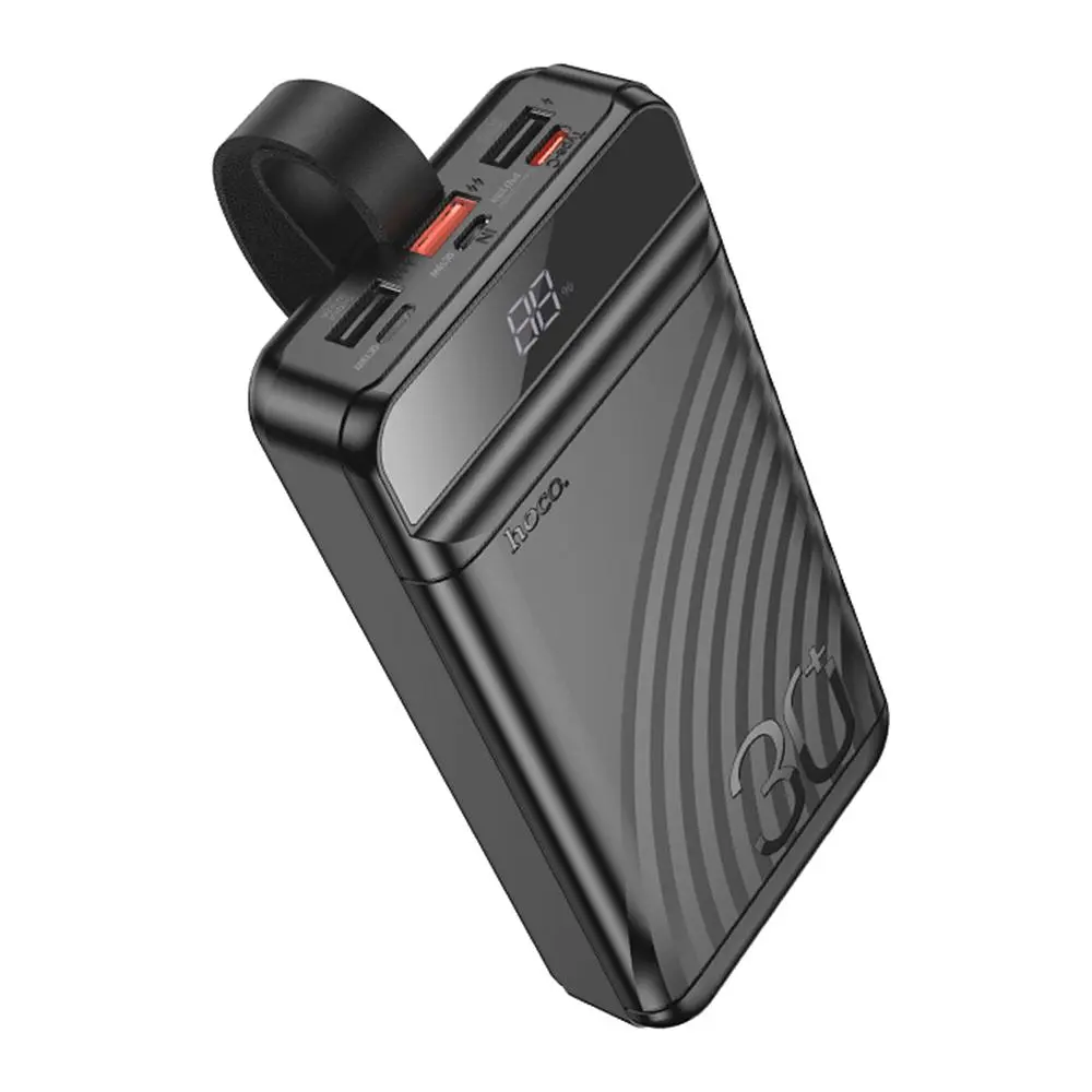 Універсальна мобільна батарея Hoco J123B Element 30000 mAh Black (35153_3345053) - фото 7