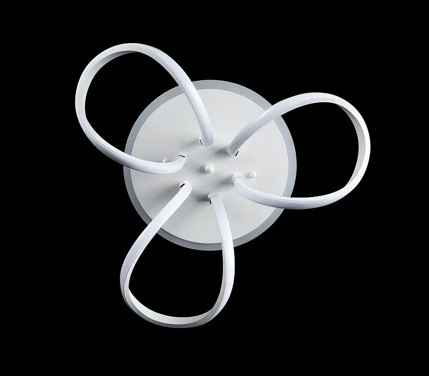 Люстра стельова LED Splendid Ray L78586/3, 104W, білий, сучасний стиль, з пультом, 3 лампи, 50 см - фото 4
