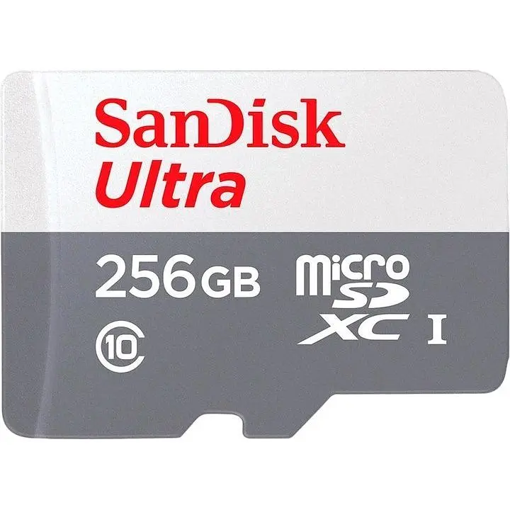 Карта пам'яті microSDXC - SanDisk Ultra 256Gb class 10 A1 (100Mb/s) SDSQUNR-256G-GN3MN - фото 1