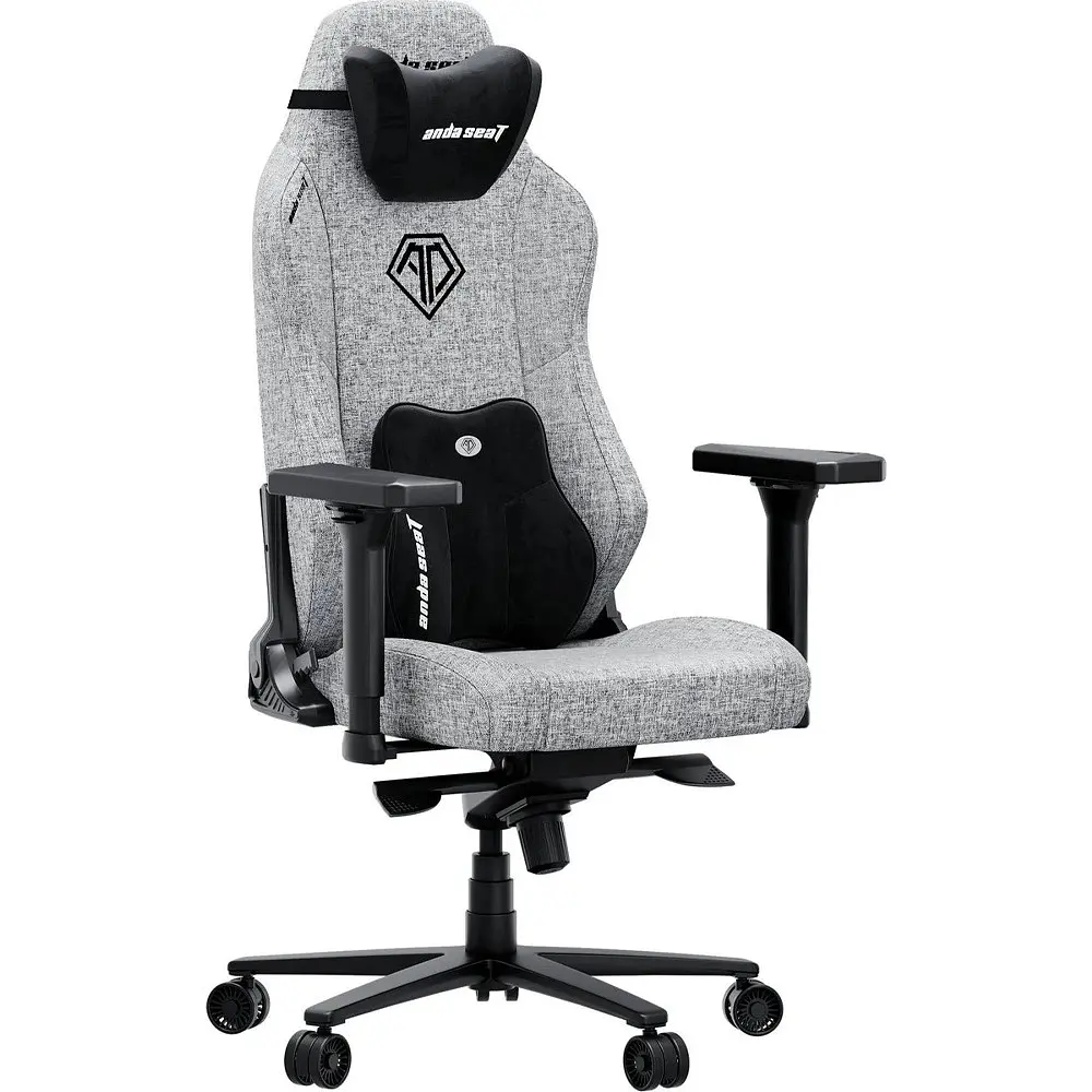 Крісло для геймерів Anda Seat Phantom 3 Size XL Fabric Gray (AD18XL-52-G-F-G01) - фото 2