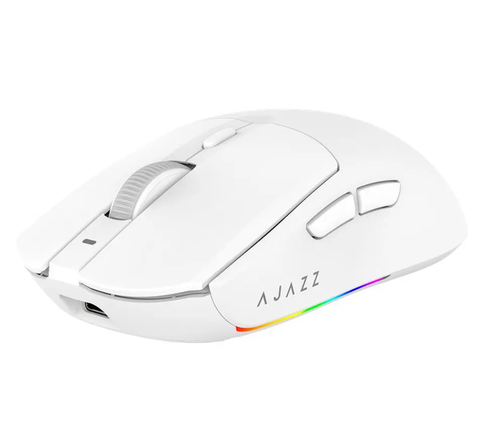 Игровая мышь Ajazz AJ-139W MC V2 Wireless/Bluetooth/USB ESports Gaming 12000dpi 35G White - фото 4