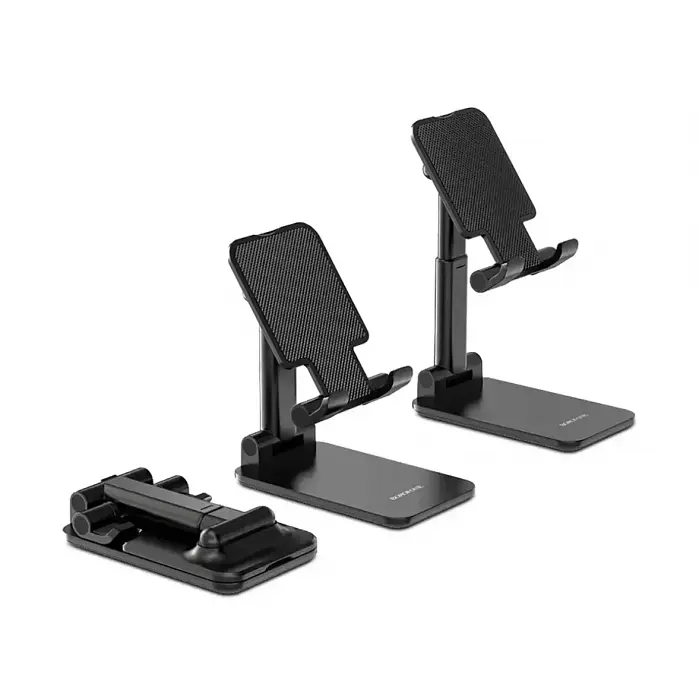 Підставка для телефону чорна настільна mobile holder Borofone BH42 Lite Star - фото 2