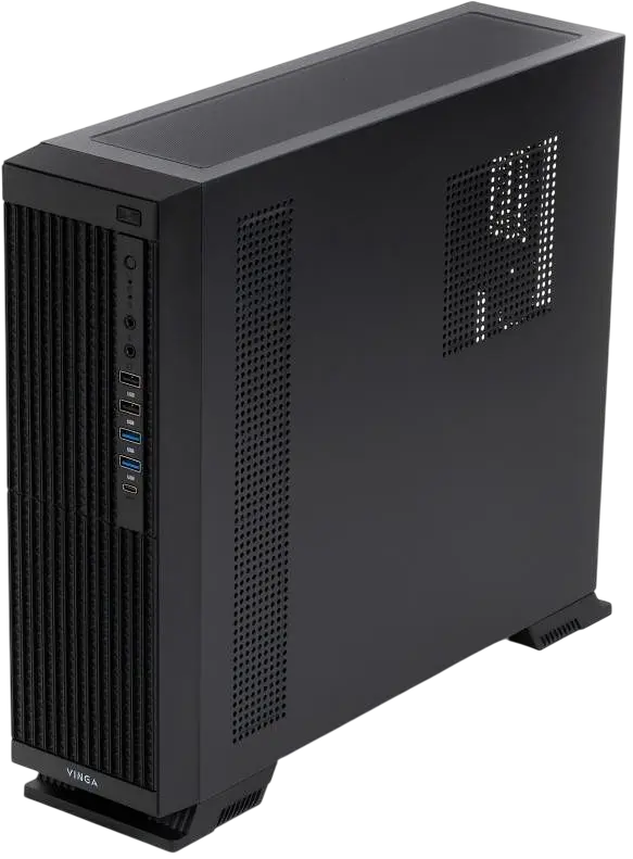 Корпус Vinga CS322B 400W Black - фото 2