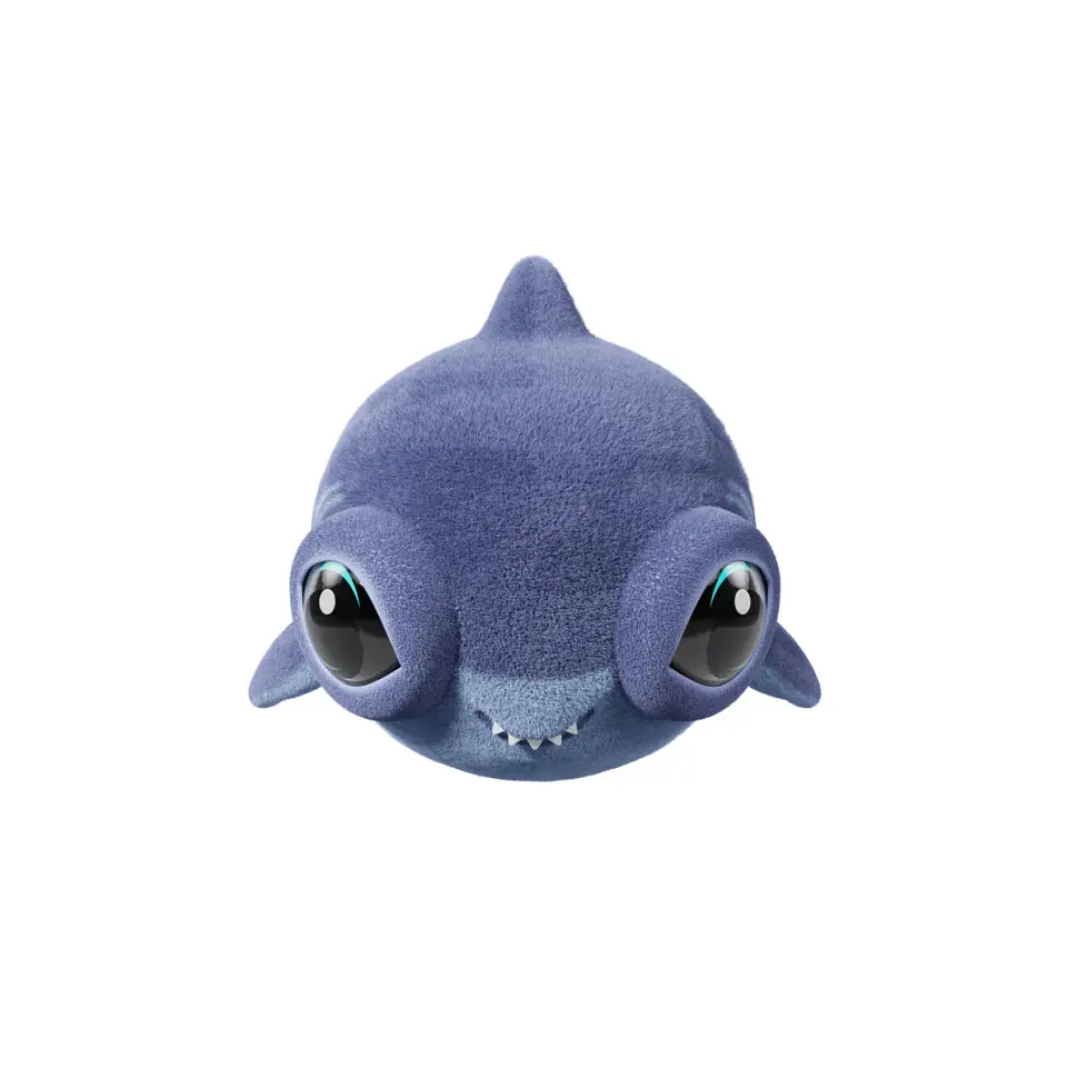 Колекційна іграшка-фігурка Flockies Акула-молот Гектор S2 FLO0400 - фото 4