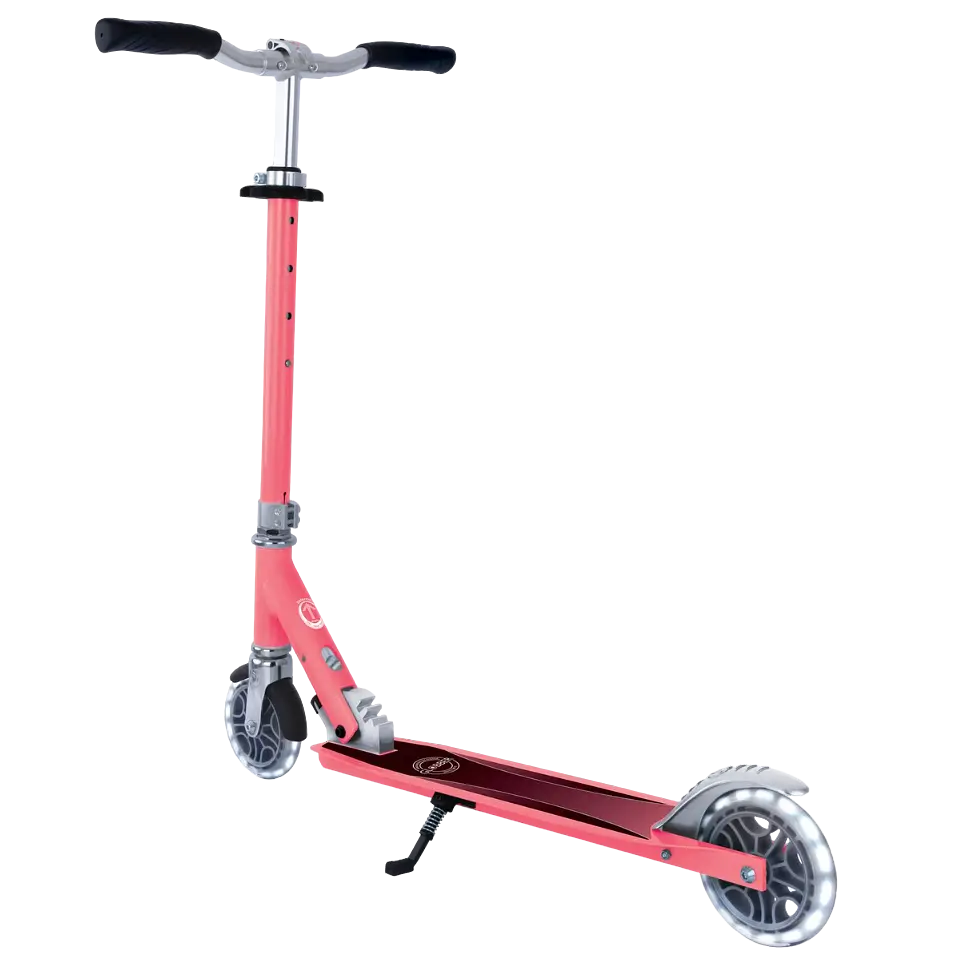 Самокат Globber Flow element lights, колеса з підсвічуванням, рожевий (721-177) - фото 2