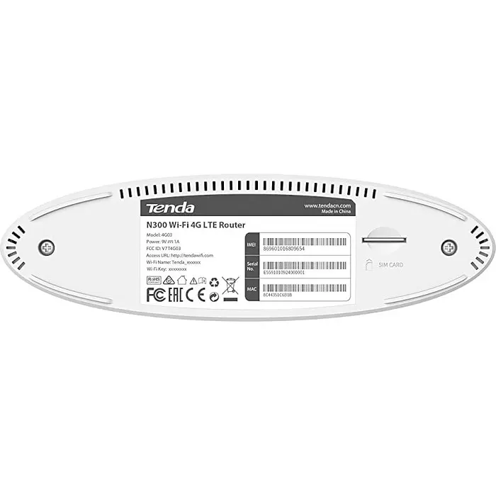 Роутер Tenda 4G 4G03 N300 White 802.11n (4G03) - фото 3