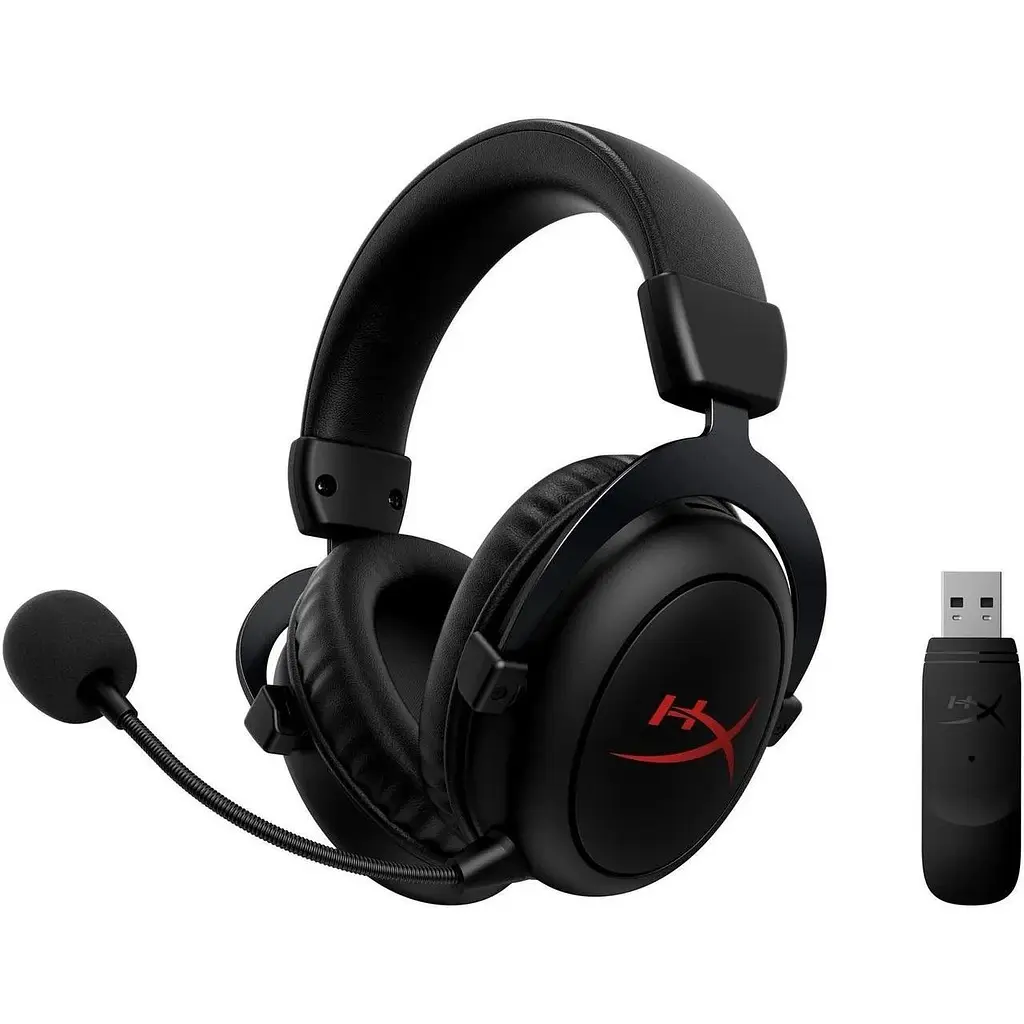 Навушники бездротові ігрові HyperX Cloud II Core Wireless (6Y2G8AA) чорні