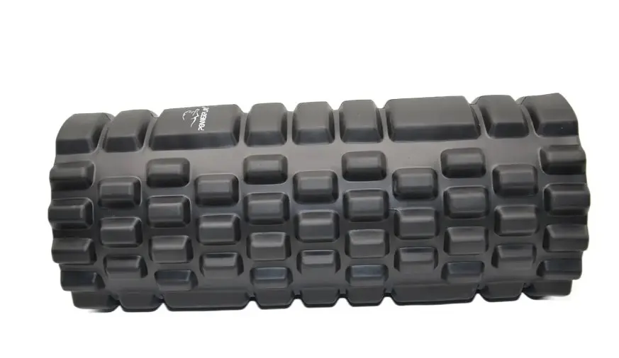 Массажный ролик (роллер) PowerPlay 4025 Massage Roller Черно-оранжевый (33x15 см) (PP_4025_Black/Orange) - фото 4