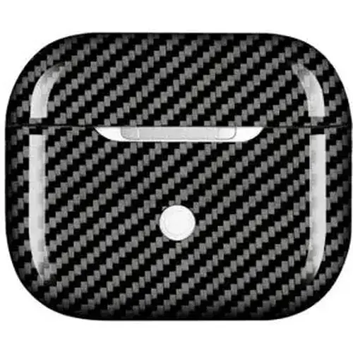 Чохол CasePro Carbon Fiber для AirPods 3 Black - фото 2