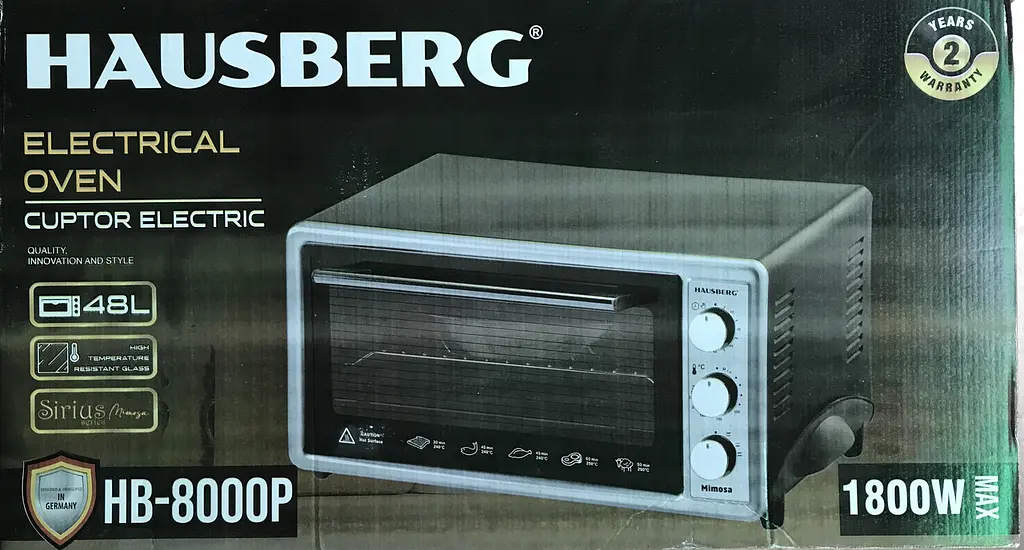 Електродуховка Hausberg HB-8000P 48 л - фото 4