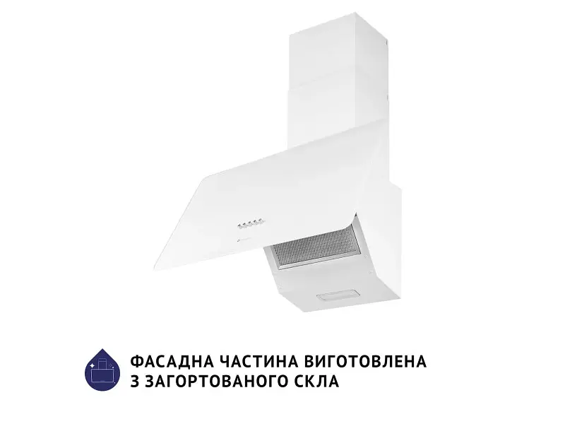 Витяжка Minola HDN 6224 WH 700 LED (похила) - фото 3