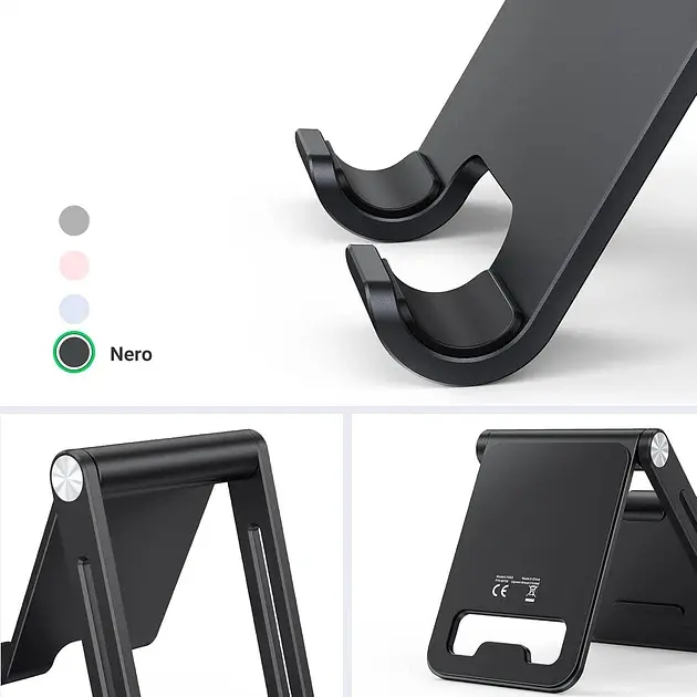 Тримач для телефона Ugreen LP263 Phone Holder with Roller Black (90459) - фото 7