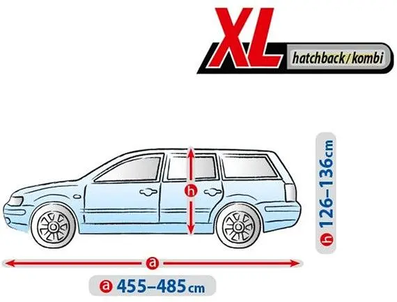 Тент автомобільний для Хечбека / Універсалу Kegel-Blazusiak XL 455-485 х 136-148 см Basic Garage (5-3957-241-3021) - фото 3