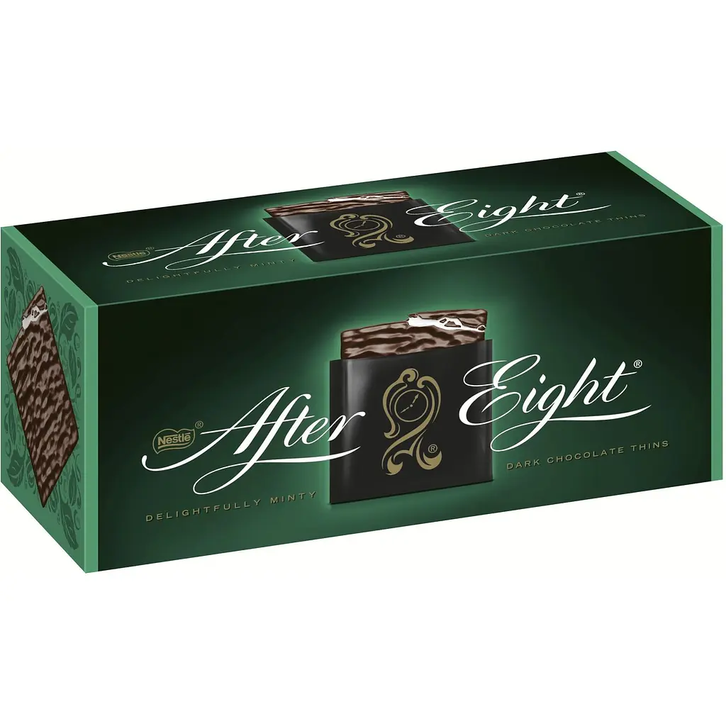 Шоколад чорний After Eight в коробці з м'ятною начинкою 200 г - фото 2