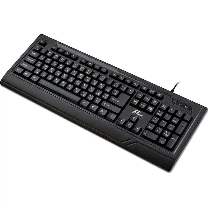 Клавіатура дротова Frime Office Keyboard Black USB (FKBB0123) - фото 2