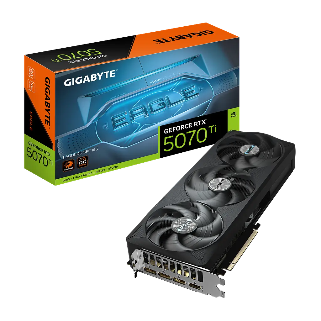 Відеокарта GeForce RTX 5070 Ti 16GB Gigabyte 5070 Eagle OC SFF (GV-N507TEAGLE OC-16GD) - фото 4