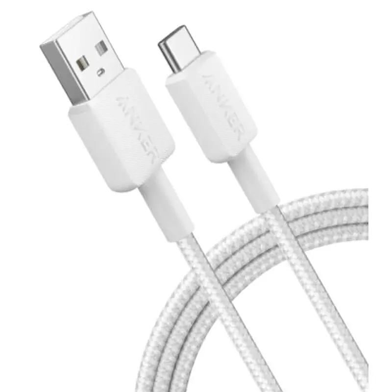Дата кабель USB 2.0 AM to USB-C 1.8m 322 white Anker (A81H6H21) - фото 3