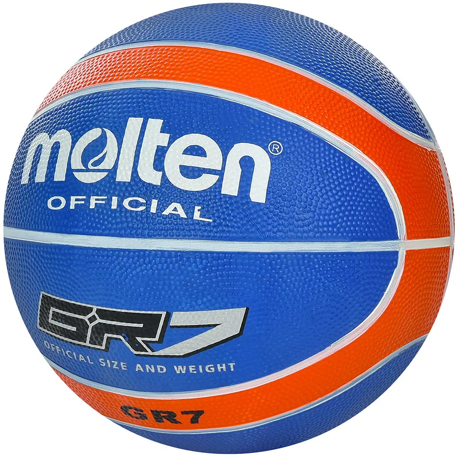 Баскетбольний м’яч Molten GR7 №7 гумовий 12 панелей для вуличного та залового баскетболу 560 г