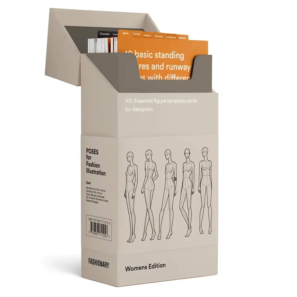 Poses for Fashion Illustration (Card Box) - фото 6