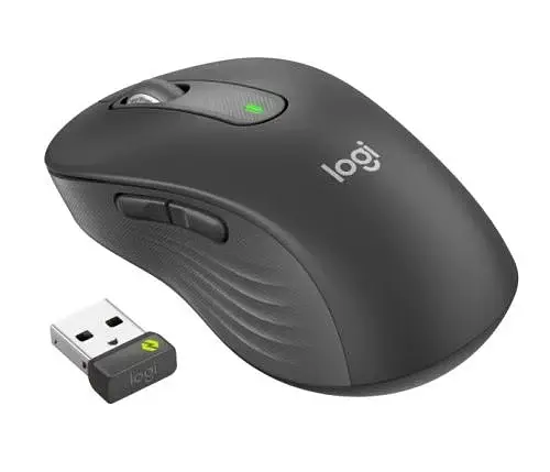 Миша бездротова Logitech Signature M650 L for Business, Graphite, Bluetooth / 2.4GHz, оптична, 400-2000 dpi, 5 кнопок, 1xAA (910-006348) - фото 2