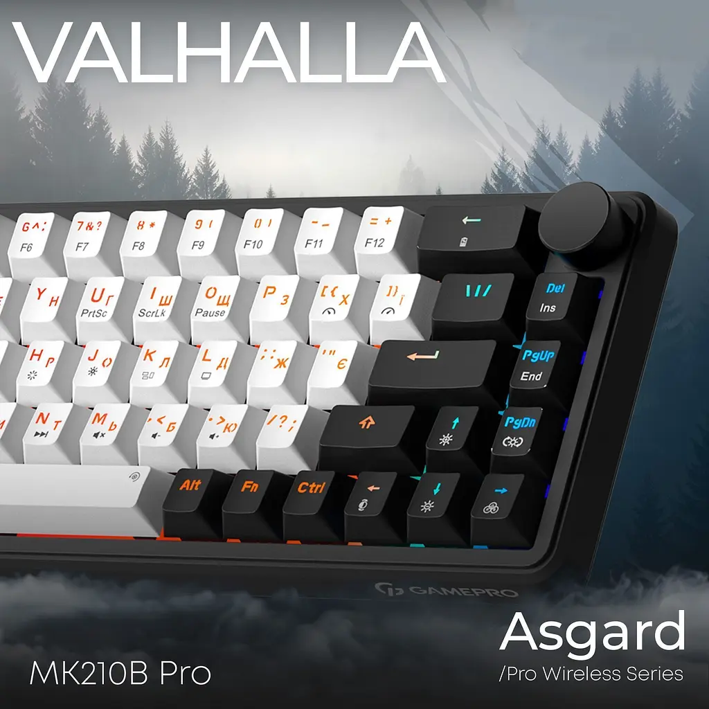 Клавіатура GamePro Asgard Valhalla MK210B Pro Black [142211] - фото 4