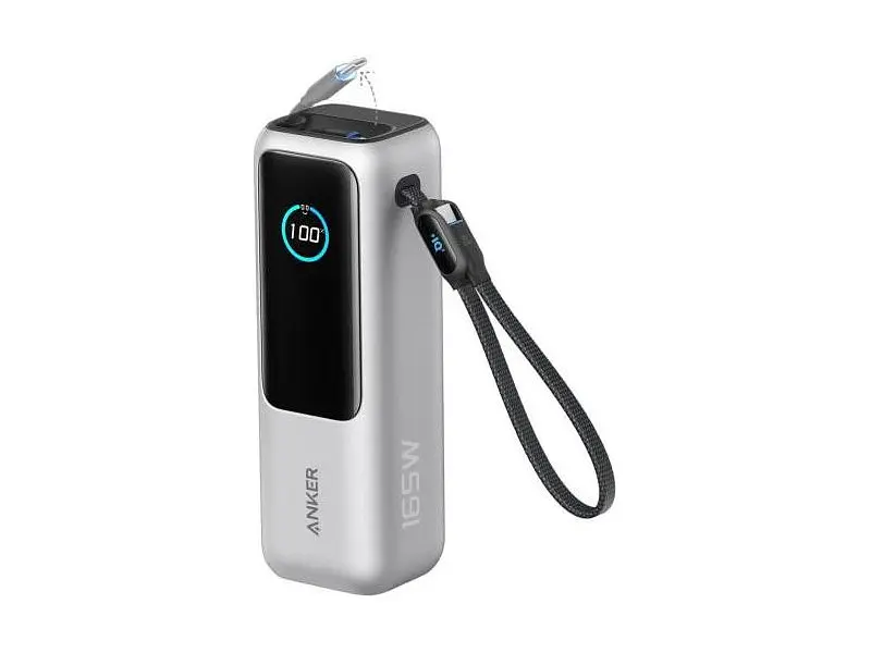 Зовнішній акумулятор (павербанк) ANKER ZOLO Power Bank 25000mAh 165W Silver (A1695H41) - фото 2