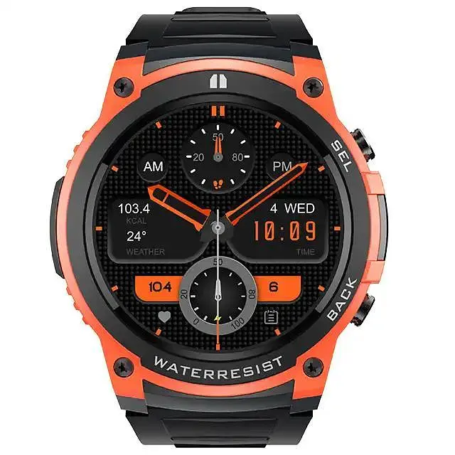 Розумний смарт-годинник Smart Watch DM55 AMOLED Full HD з Bluetooth-дзвінками та 20+ спортивними режимами Помаранчевий - фото 2