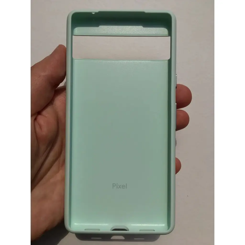 Оригинальный противоударный чехол Google Official Soft Shell Case для Pixel 7a (6.1") Seafoam GA04320 - фото 6