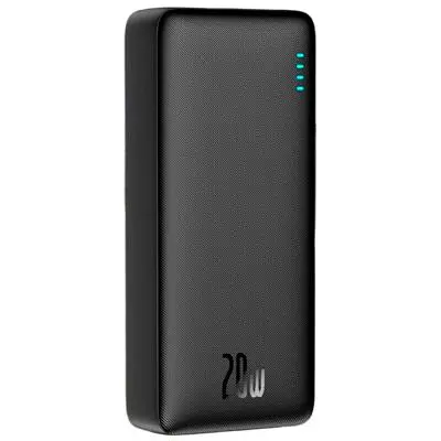 Батарея універсальна Baseus Airpow 20000mAh 20W PD/3.0 QC/3.0 black (P10022804113-00) - фото 2