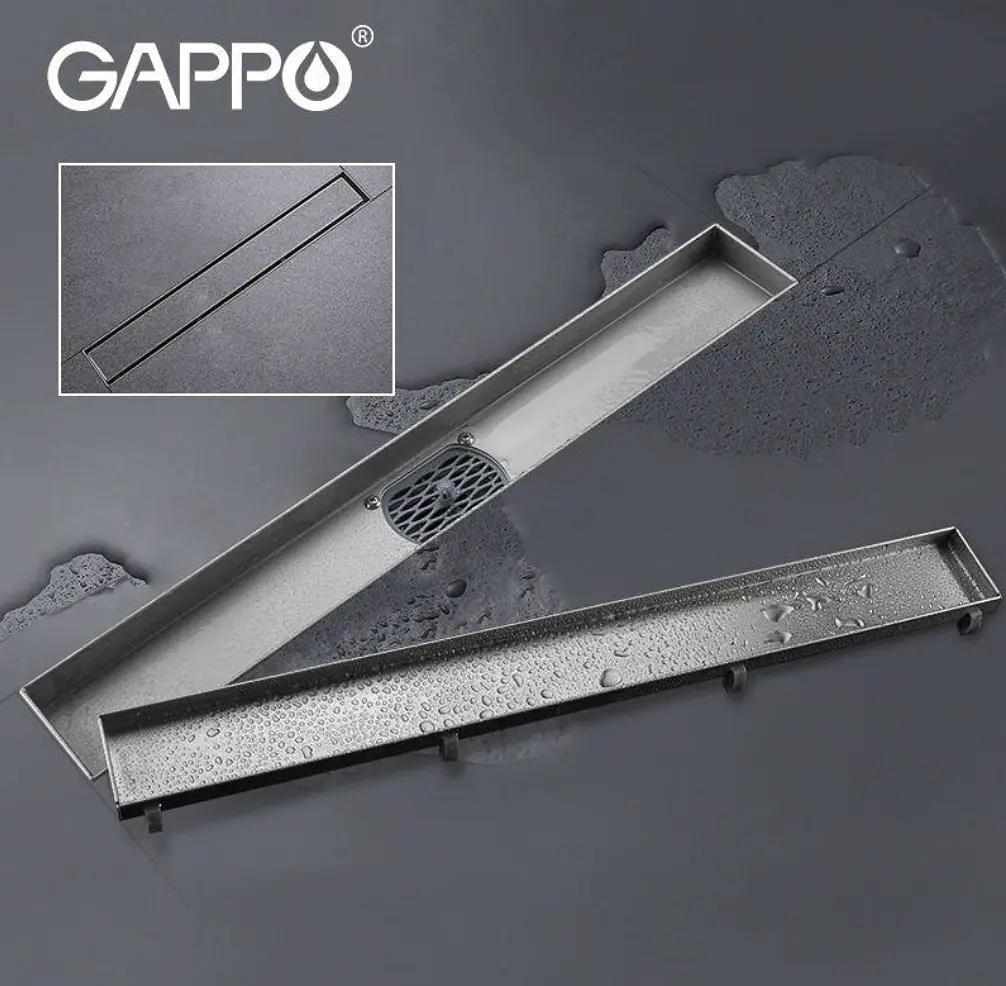 Душовий трап Gappo 1000 мм із нержавіючої сталі під плитку (сатин) G810007-4 - фото 2