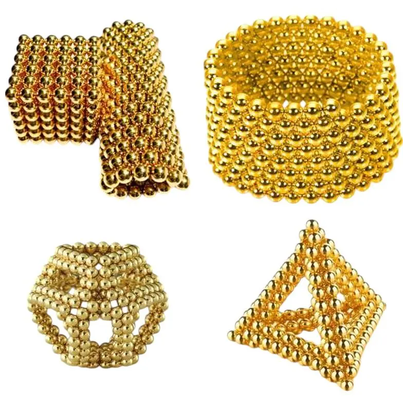 Головоломка Нео куб Neo Cube золотий - фото 2