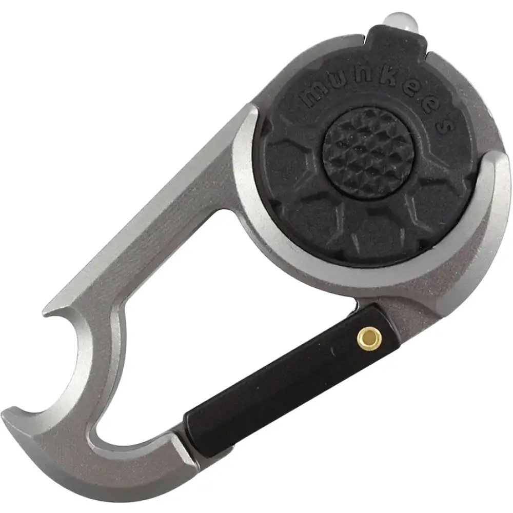 Ліхтар-брелок Munkees Carabiner LED with Bottle Opener NEW Grey