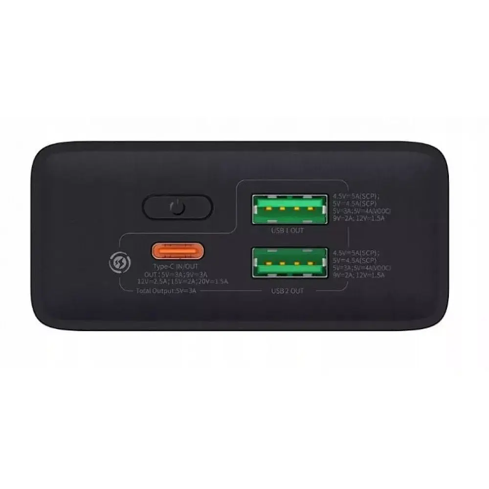 Павербанк Baseus Adaman2 Digital Display Fast Charge 10000 mAh 30W (PPAD040101) - фото 3