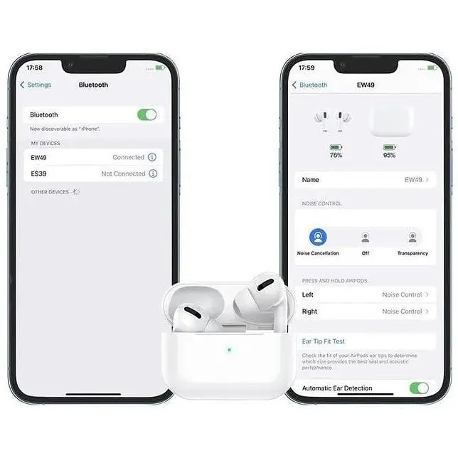Беспроводные наушники Hoco EW49 белые - фото 5
