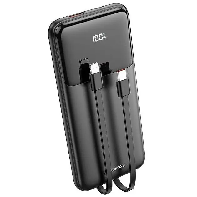 Портативна батарея Borofone Power Bank BJ22 PD QC 3.0 22,5W 10000mAh Black - фото 3