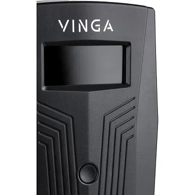 Пристрій безперебійного живлення Vinga LCD 600VA plastic case (VPC-600P) - фото 8