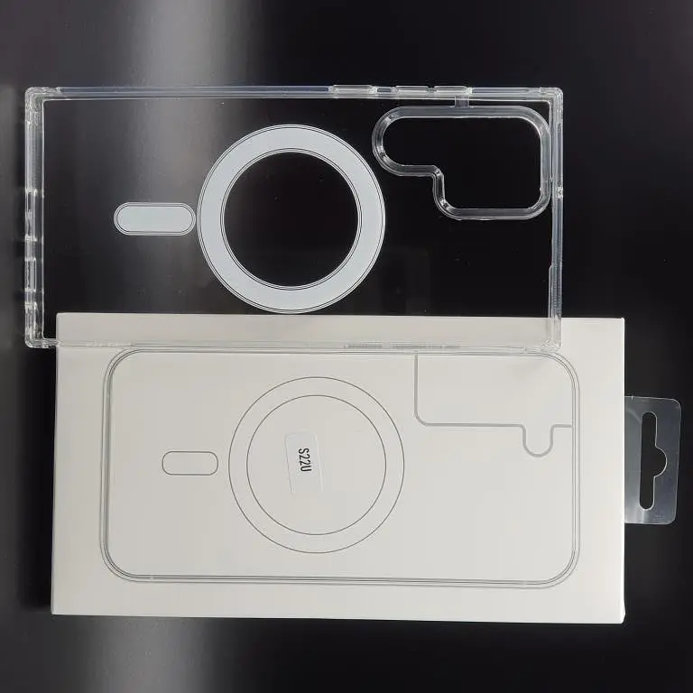 Чохол MagSafe Clear Case for Samsung S22 Plus / S22 Ultra + захисне скло в подарунок - фото 2