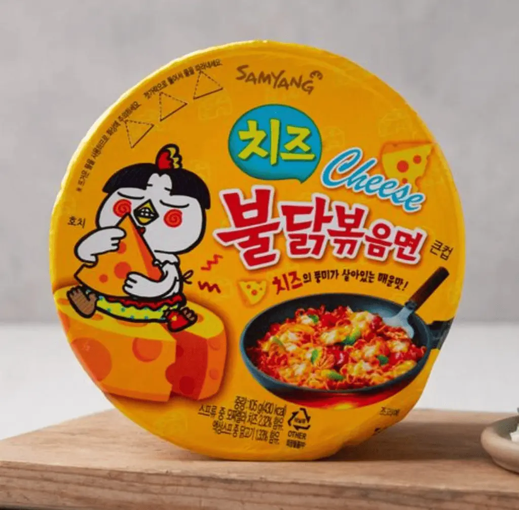 Локшина швидкого приготування Samyang Buldak Hot Chicken Flavour Ramen Cheese 105г - фото 6