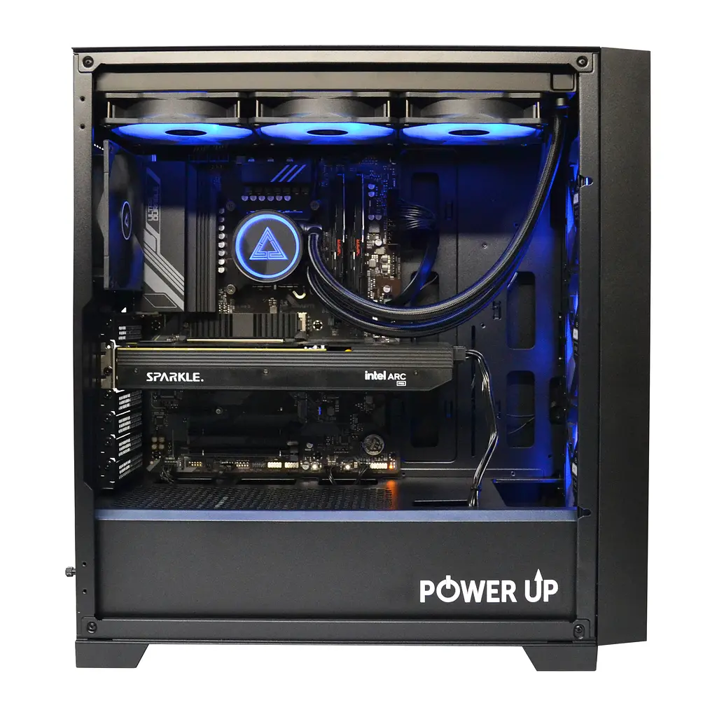 Робоча станція Power Up Desktop #776 Ryzen 5 9500F/32 GB/SSD 1TB/Intel Arc B60 24 Gb - фото 2