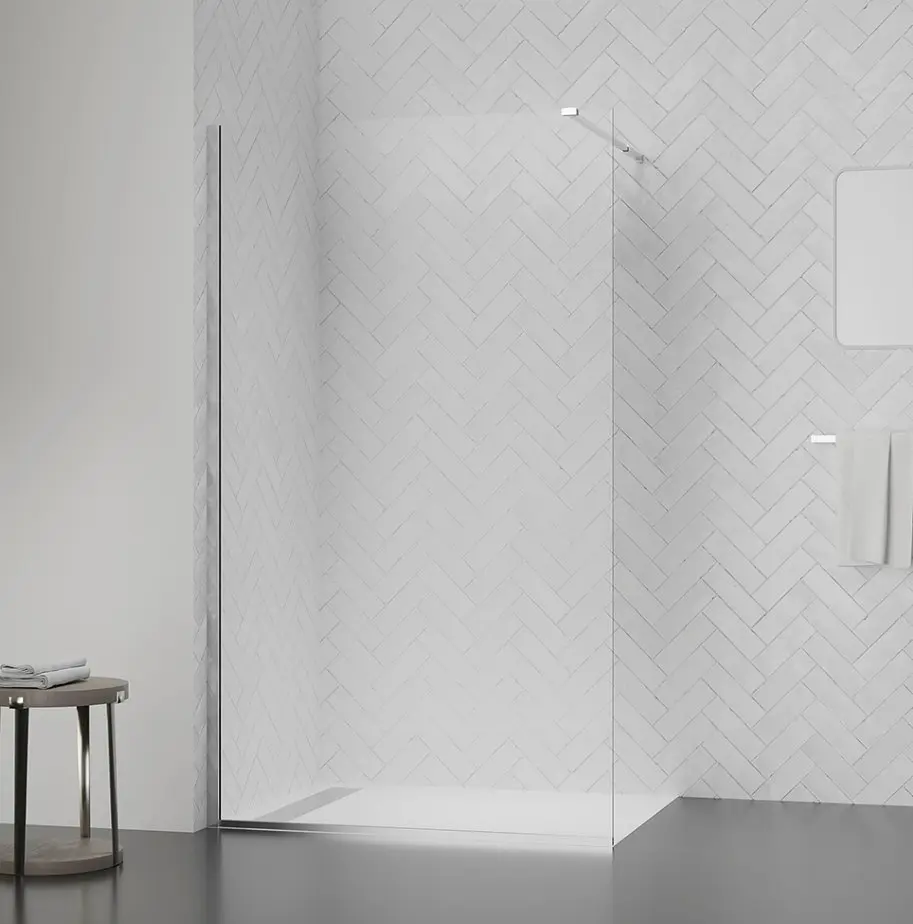Душова перегородка Qtap Walk-In Standard CRM209.C8 90х200 см, скло Clear 8 мм, покриття CalcLess - фото 5