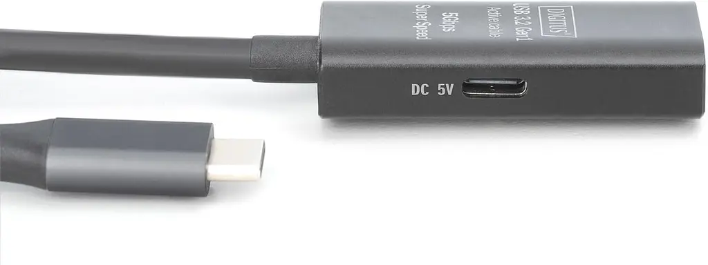 Удлинитель Digitus USB 3.2 Gen1 Active Cable 5G, C/M-A/F, 5м, черный teh0013631 - фото 4
