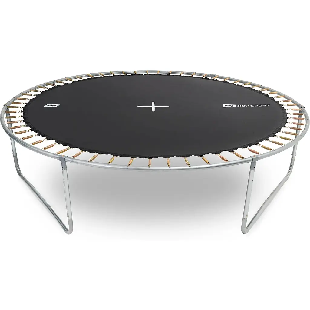 Батут Hop-Sport 8ft (244см) чорно-зелений з зовнішньою сіткою - фото 9