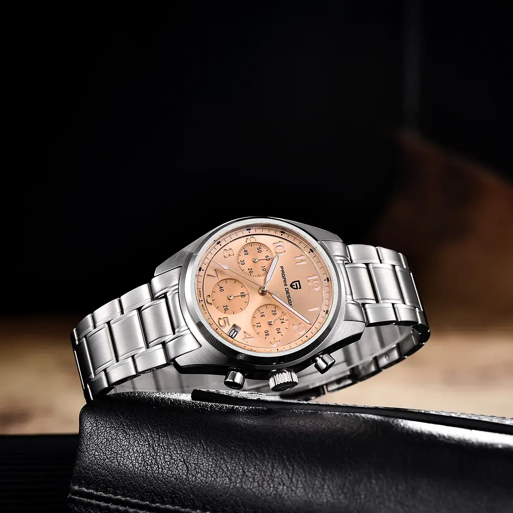 Наручний годинник жіночий PD-1773 Silver-Pink Pagani Design acs0031203 - фото 2