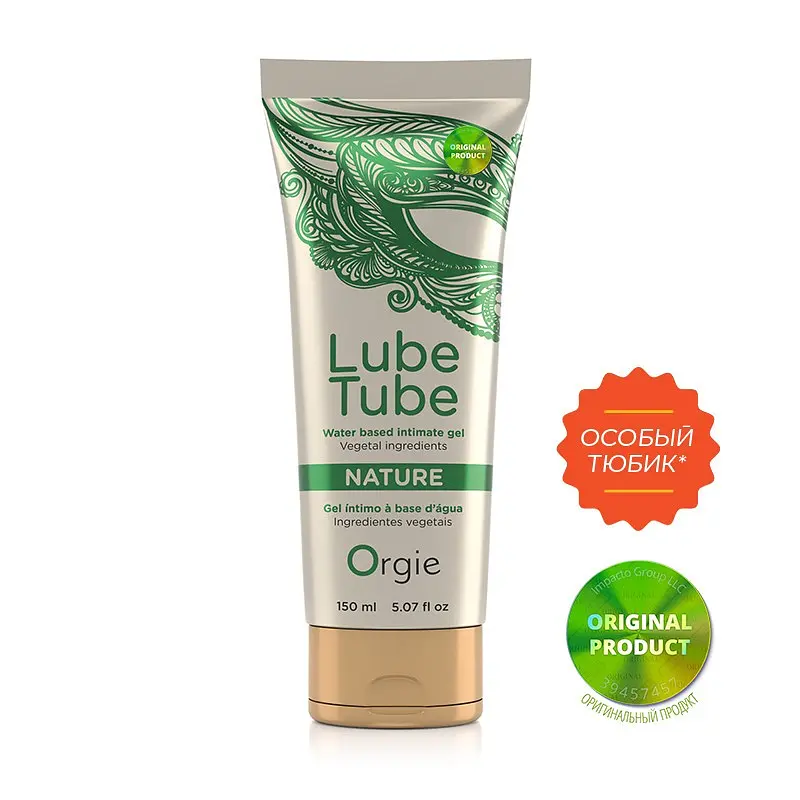 Натуральний лубрикант Orgie Lube Tube Nature - на водній основі, 150 мл - фото 2
