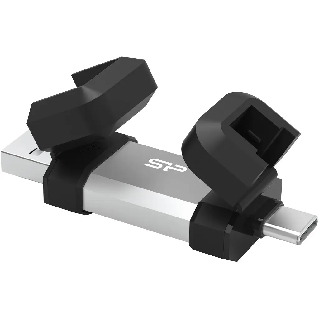 USB флеш накопичувач Silicon Power USB 64G SILICON POWER usb3.2+TypeC Mobile C51 (SP064GBUC3C51V1S) - фото 2