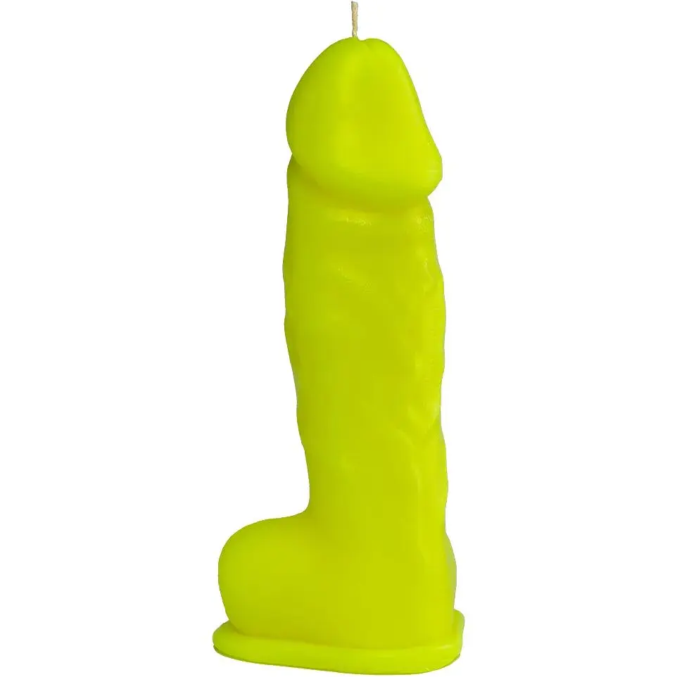 Свічка Love Flame - Dildo L Yellow Fluor, CPS01-Yellow - фото 3