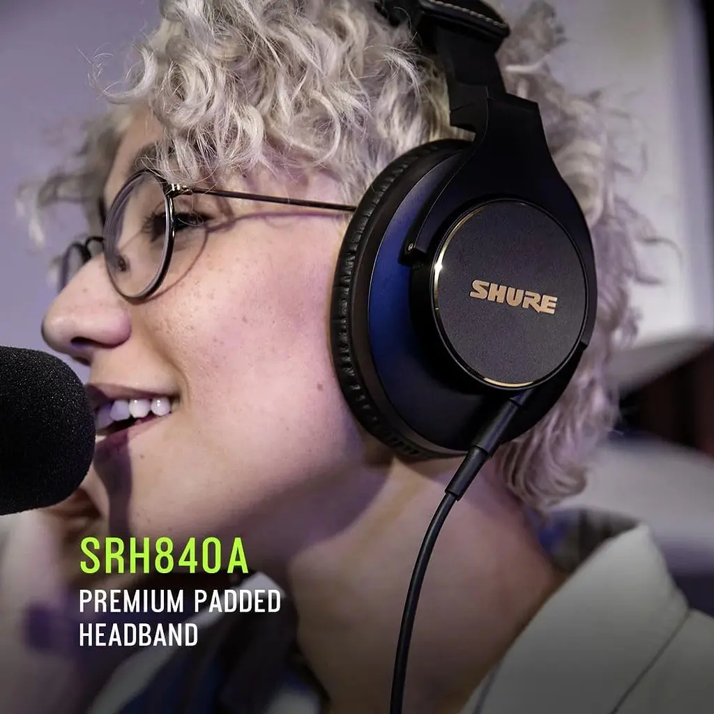 Навушники Shure SRH840A Professional Studio Black - фото 6