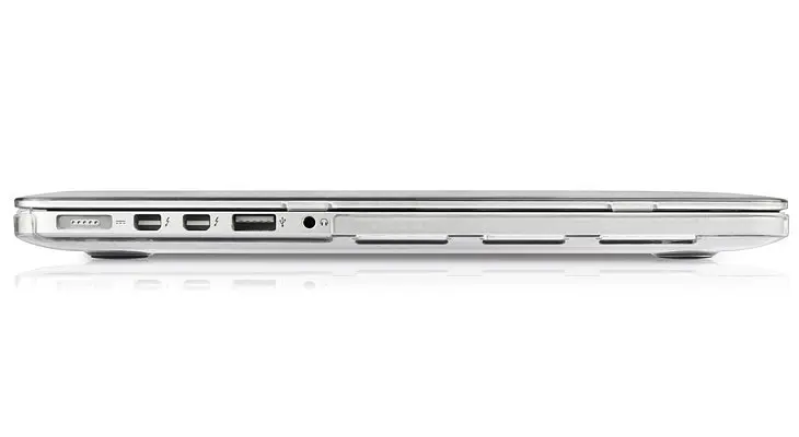Чехол MacBook Air 11.6 hardshell case на внешний корпус прозрачный - фото 9