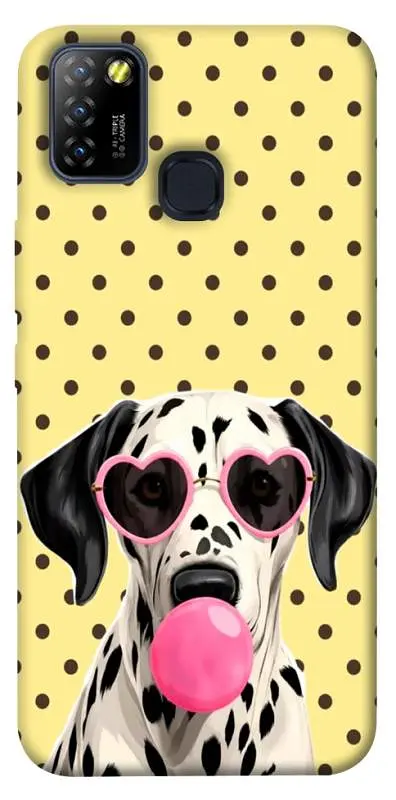 TPU чохол Demsky Pinky dolmatin для Infinix Hot 10 Lite